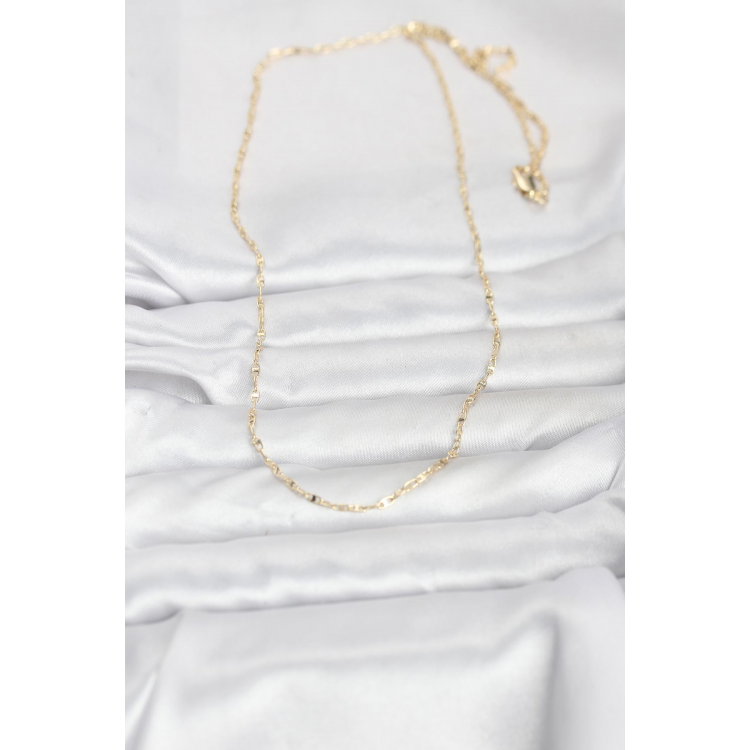 CM 14K Gold Renk Gemici Zincir Model 60 cm Kadın Kolye 5886