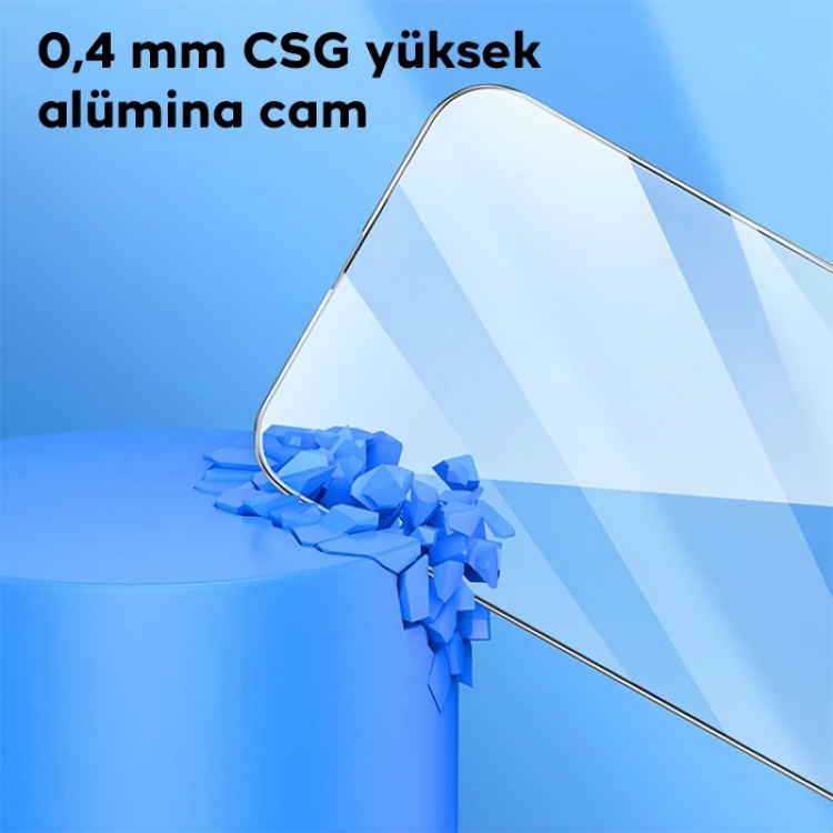 HOCO 9D iPhone 15 Plus Tempered Kırılmaz Cam Ekran Koruyucu-(5775)