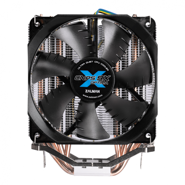 ZALMAN CNPS9X OPTIMA 12cm Fan CPU Kule Tipi Hava Soğutma Beyaz Led 4 adet Bakır Isı Borusu (AMD ve INTEL Tüm işlemciler ile uyumlu)(1923)