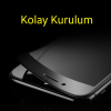iPhone SE3-SE2 İPhone 8-7 3D Full Privacy Gizlilik Kırılmaz Cam Ekran Koruyucu-(5775)