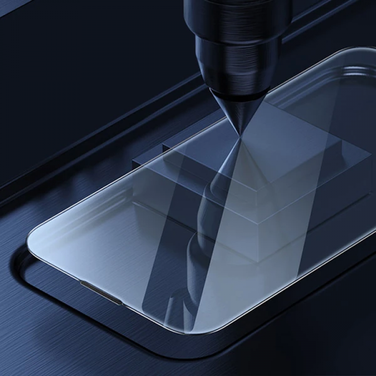 Baseus 0.3mm Crystal iPhone 14 Plus - 13 Pro Max Full Tempered Ekran Koruyucu-(5775)