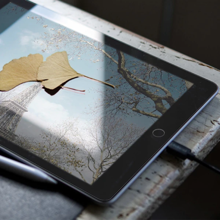 ALLY İPad 9.7 İnch Paper Like Film Darbe Emici Pet Ekran Koruyucu iPad 5/6/7/8-(5775)