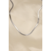 316L Çelik Silver Renk 45 cm İtalyan Zincir Model Kadın Kolye 5886