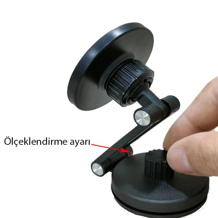 Ally LE-07 Torpido Üstü Araç İç Ve Masa Üstüi Magsafe Telefon Tutucu-(5775)