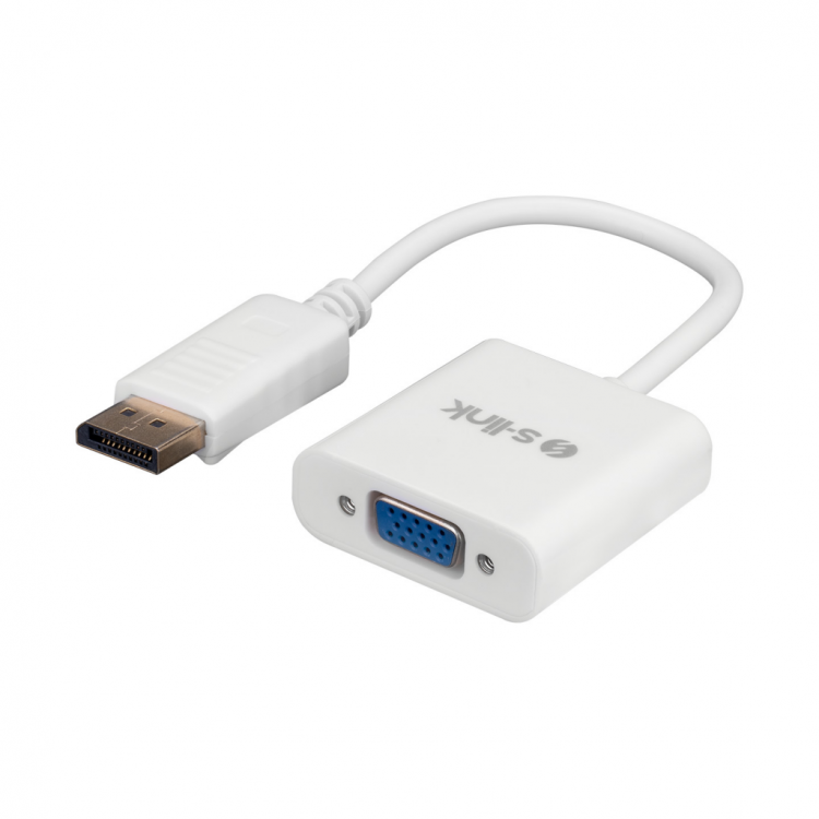 S-LINK SL-DS585 Display Port (DP) To VGA Çevirici Adaptör (10cm)(1923)