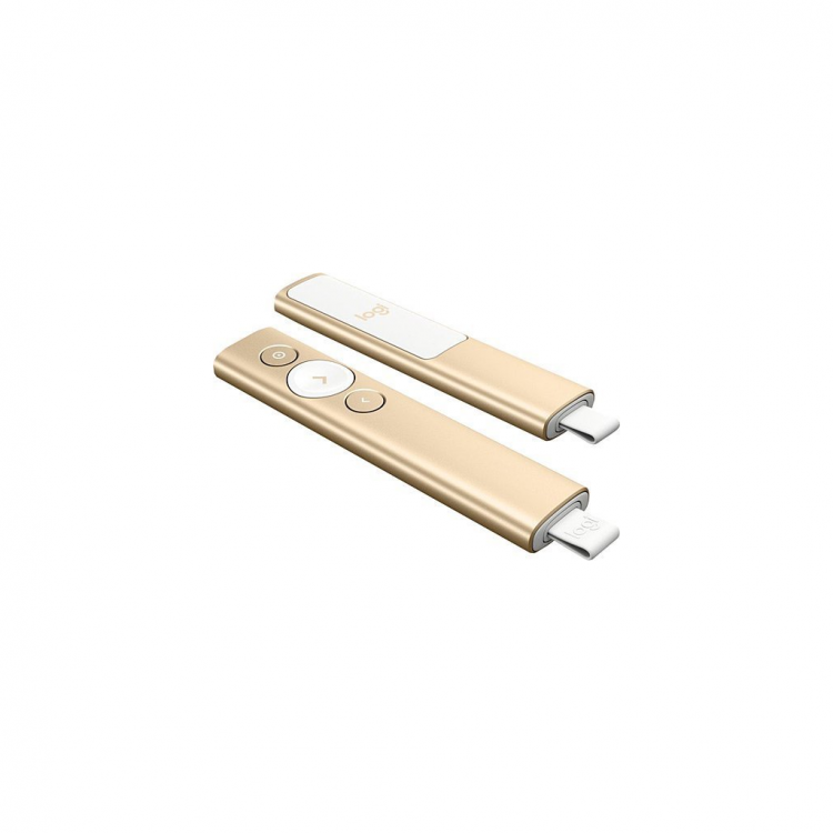 LOGITECH 910-004862 Spotlight Wireless Presenter Sunum Cihazı (Gold)(1923)