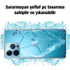Ally iPhone 13 Pro 6.1inç Kılıf Kamera Korumalı Ultra İnce Şeffaf Silikon Kılıf-(5775)