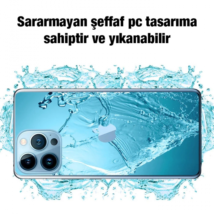Ally iPhone 11 Pro 5.8inç Kılıf Kamera Korumalı Ultra İnce Şeffaf Silikon Kılıf-(5775)