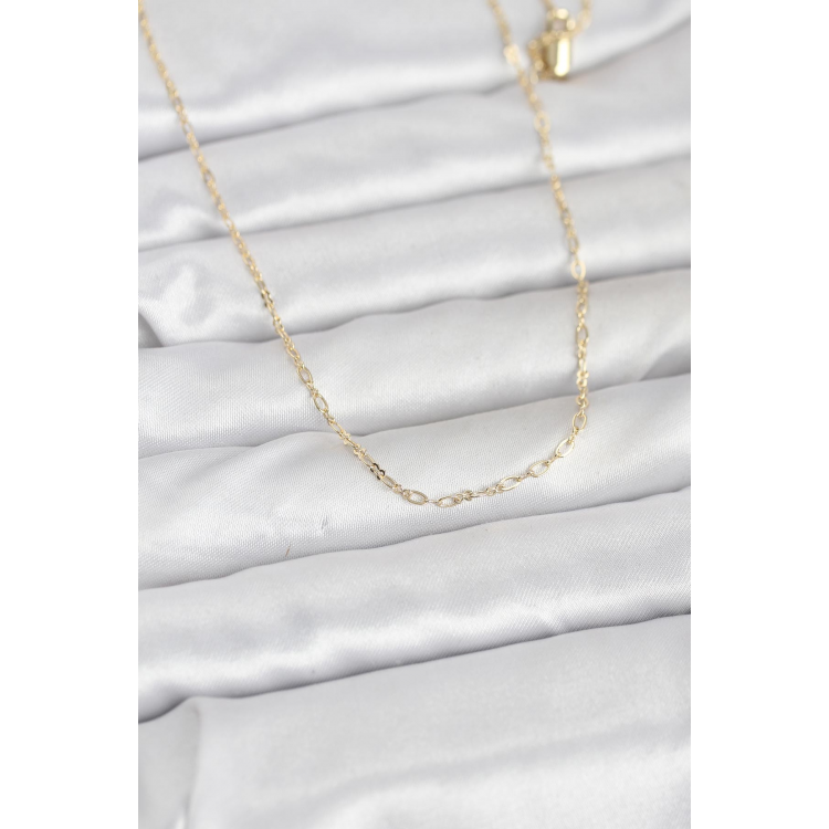 CM 14K Gold Renk 60 cm Zincirli Kadın Kolye 5886