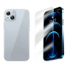 Baseus iPhone 15 Corning Serisi Silikon Kılıf + Tempered Ekran Koruyucu Set-(5775)