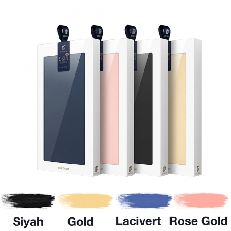Dux Ducis iPhone 11 Pro 5.8inç Kılıf Kapaklı Flip Cover Kılıf SkinPro Series-(5775)