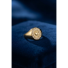 Zirkon Taşlı Kalp Detaylı Gold Renk Kadın Yüzük 5886