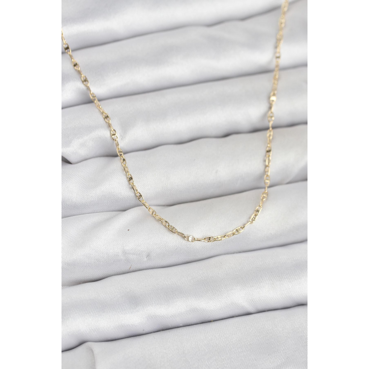 CM 14K Gold Renk Gemici Zincir Model 60 cm Kadın Kolye 5886