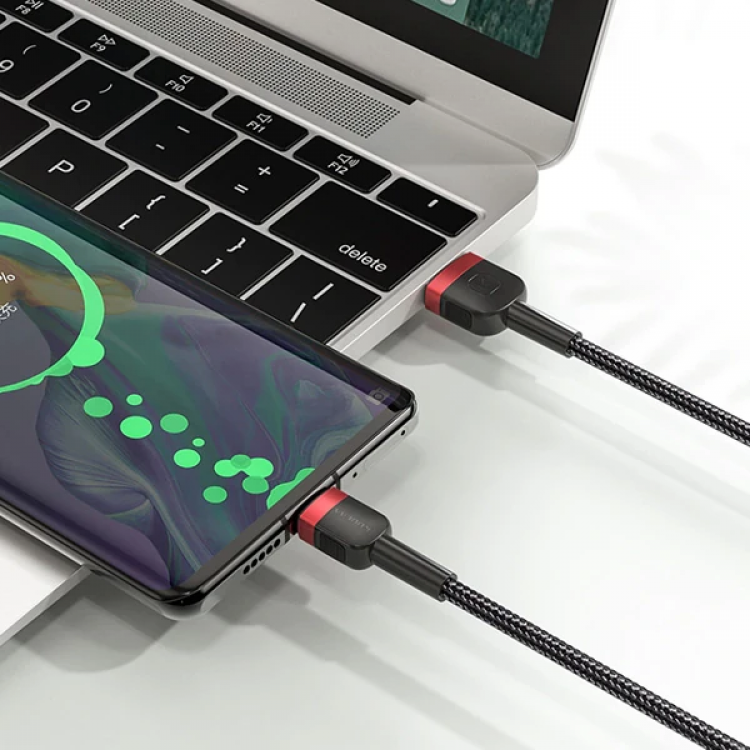 KUULAA Mikro Usb 3A Hızlı Şarj 0.50CM kısa Android Usb Şarj Kablosu-(5775)