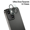 ALLY İPhone 13-13 Mini 3D Full Tempered Glass Cam Kamera Koruyucu-(5775)