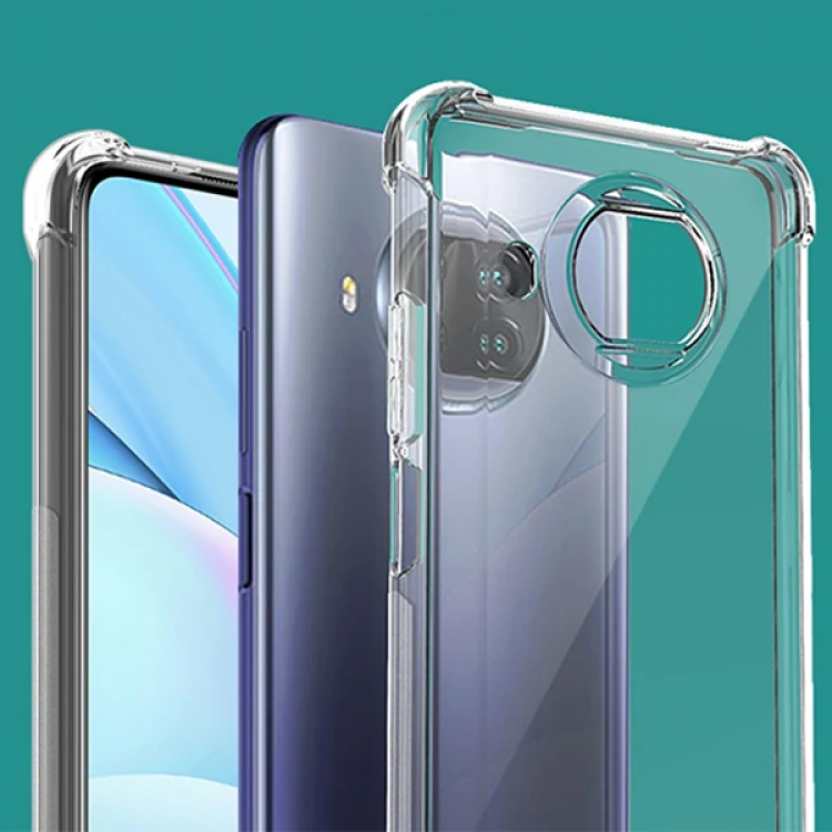 Xiaomi Mi 10T Lite 5G Anti-Drop Shockproof Darbe Emici Silikon Kılıf-(5775)