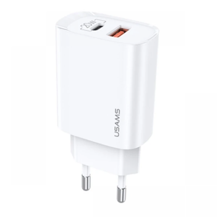 USAMS iPhone 20W QC3.0 + PD3.0  Hızlı Şarj Başlık US-CC121 T35-(5775)