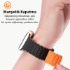 Dux Ducis Apple Watch 38/40/41MM için Manyetik Armor Silikon Kordon Kayış-(5775)