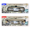 ALLY SD-2415 Kavisli Dışbükey Geniş Açılı Araç Dikiz Aynası 299x90mm-(5775)