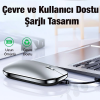 ALLY MC 502 Kablosuz 2.4 Bluetooth Mouse Type-C Şarjlı Premium-(5775)