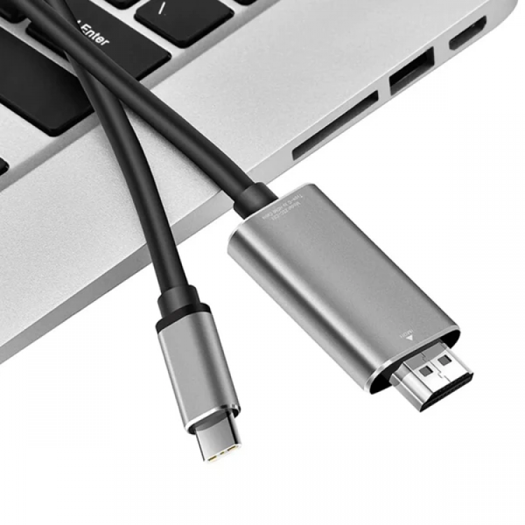 Ally Type-C to HDMİ 4K 60Hz Çevirici Görüntü Kablosu 1.8M - HDTV Projektör-(5775)
