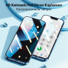 Ally iPhone 13 Pro Max 6.7 Full Glue-Tempered Cam Ekran Koruyucu-(5775)