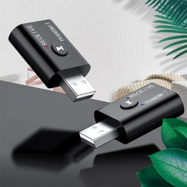 ALLY 2in1 Bluetooth 5.0 Mini USB Adaptör+Fm Transmitter-(5775)