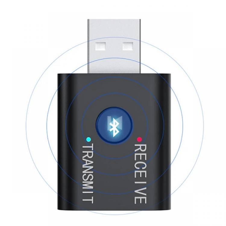 ALLY 2in1 Bluetooth 5.0 Mini USB Adaptör+Fm Transmitter-(5775)