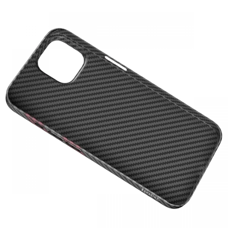 Hoco iPhone 14 6.1 Kılıf Kevlar Texture Darbe Emici Telefon Kılıfı-(5775)