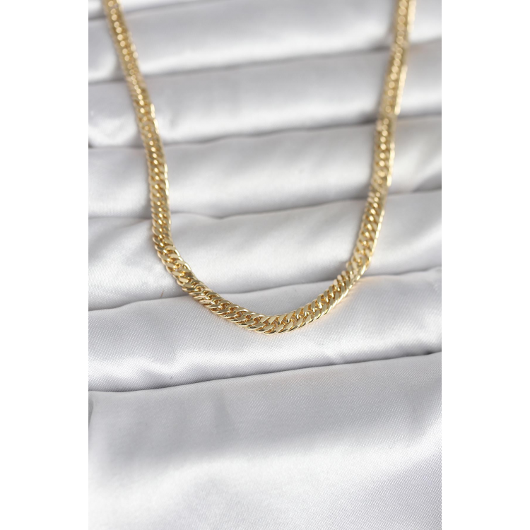 CM 14K Gold Renk Zincir Model 45 cm Kadın Kolye 5886