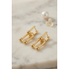 Gold Renk Pirinç Tifani Model Kadın Küpe 5886