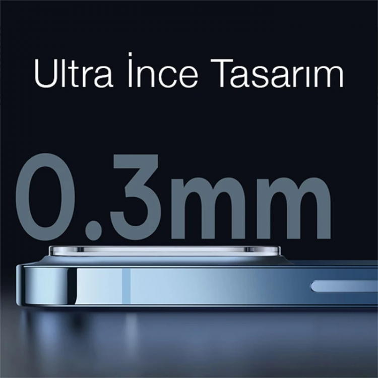 Ally iPhone 15 Pro-15 Pro Max Premium Kamera Lens Koruma Camı-(5775)