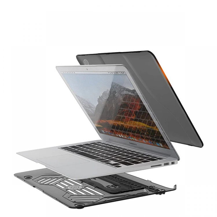 Ally Macbook Pro 13 A1706/1708/1989 Portatif Alt Üst Kılıf+çanta-(5775)