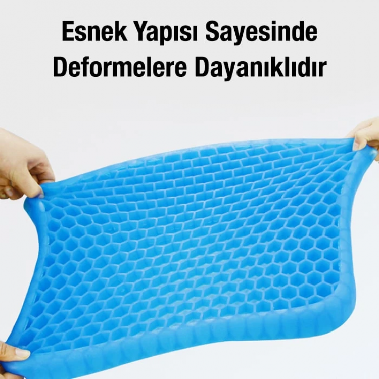 Ally Nefes Alabilen Kaymaz Yumuşak Ev Ofis ve Araba Koltuk Minderi-(5775)
