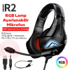 XMOWi R2 Gaming Mikrofonlu RGB Oyuncu Kulaklılığı Gurultu Engelleyici Kulaklik-(5775)