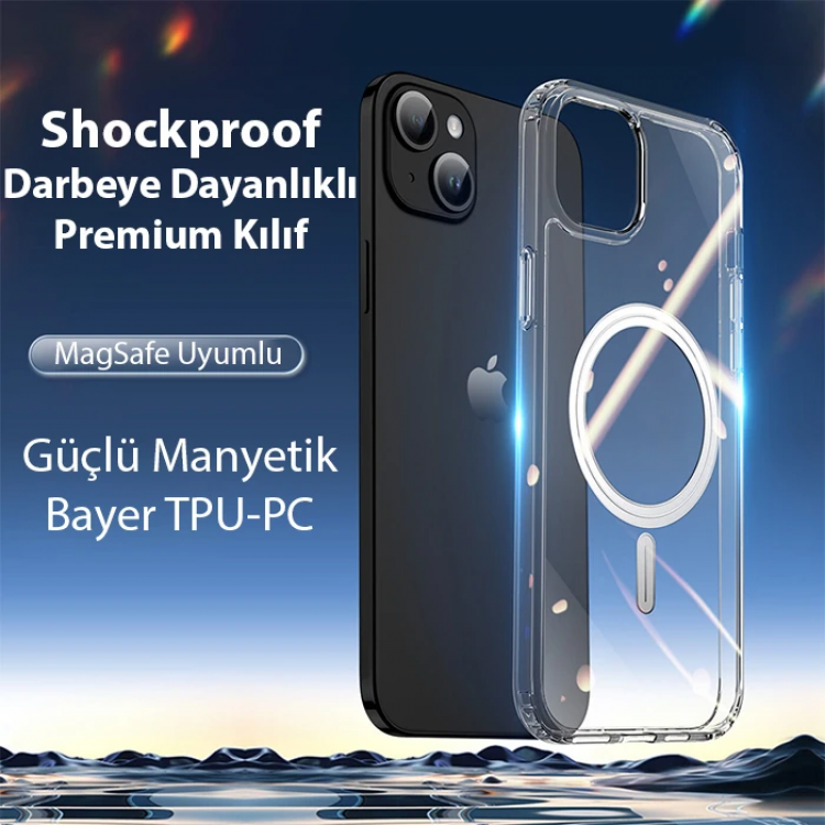 Dux Ducis Clin Mag Series iPhone 15 Magsafe Uyumlu Manyetik Silikon Kılıf-(5775)