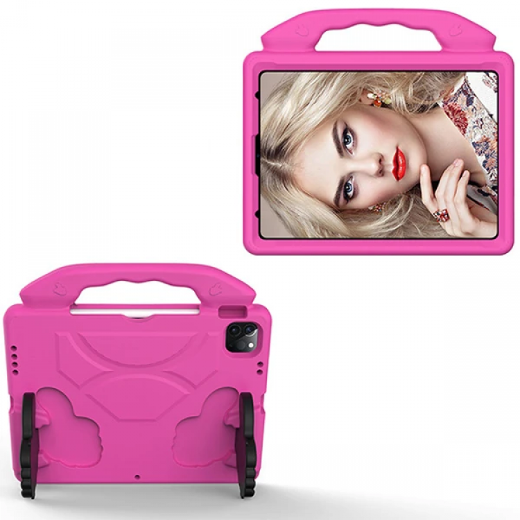 Ally İPAD PRO 11 (2021-2020-2018) Air 4. Nesil 10.9  Kılıf Eva Çocuk Shockproof Standlı Taşınabilir-(5775)