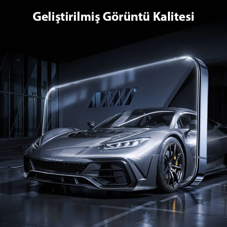Baseus iPhone 14 Plus/13 Pro Max HD Tempered Full Koruma Cam Ekran Koruyucu-(5775)