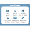 ALLY A-806 4in1 Type-C + USB Girişli USB 3.0 Çoğaltıcı Hub Adaptör Çevirici-(5775)