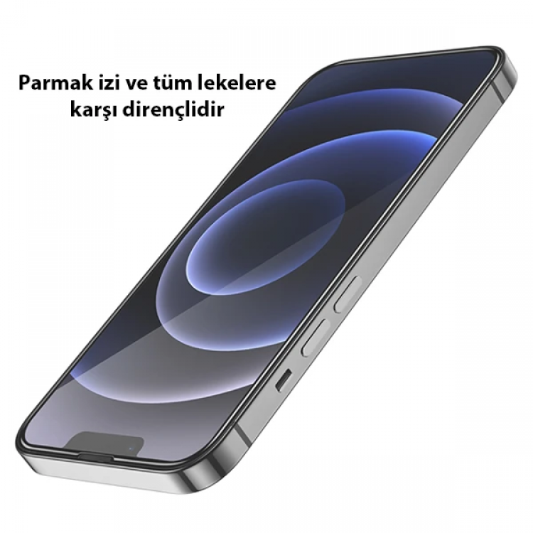 GOR iPhone 13 Mini 5.4 9D Hardening Tempered Full Cam Ekran Koruyucu-(5775)