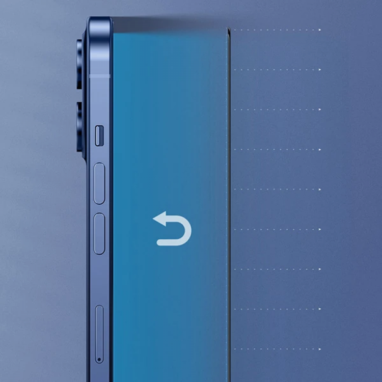 Baseus İPhone 12/12 Pro 6.1 Ekran Koruyucu 0.3MM Full Anti Blue Light Tempered Cam Ekran Koruyucu 2A-(5775)