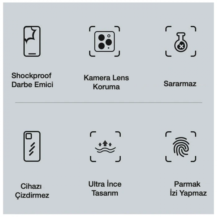 iPhone 12 Pro Max 6.7inç Gold Çerçeve Kamera Korumalı Bumper Kılıf-(5775)