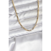 14K Gold Renk Kaplama Ezme Yılan Zincir Model CM Kadın Kolye 5886