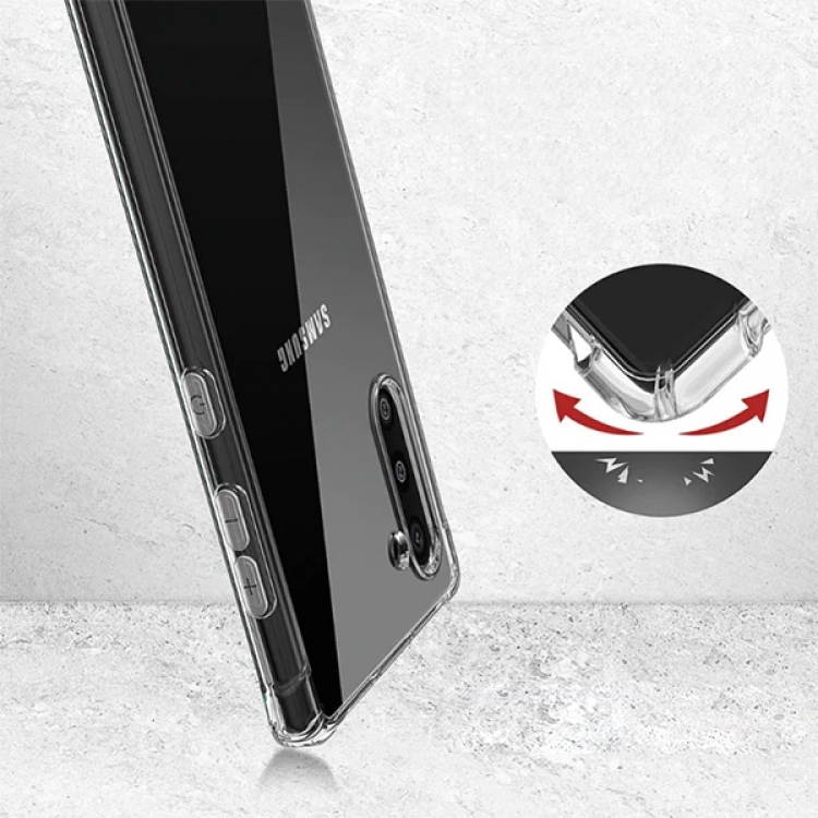Sm Galaxy Note 10 Anti-Drop Darbe Emici Silikon Kılıf-(5775)