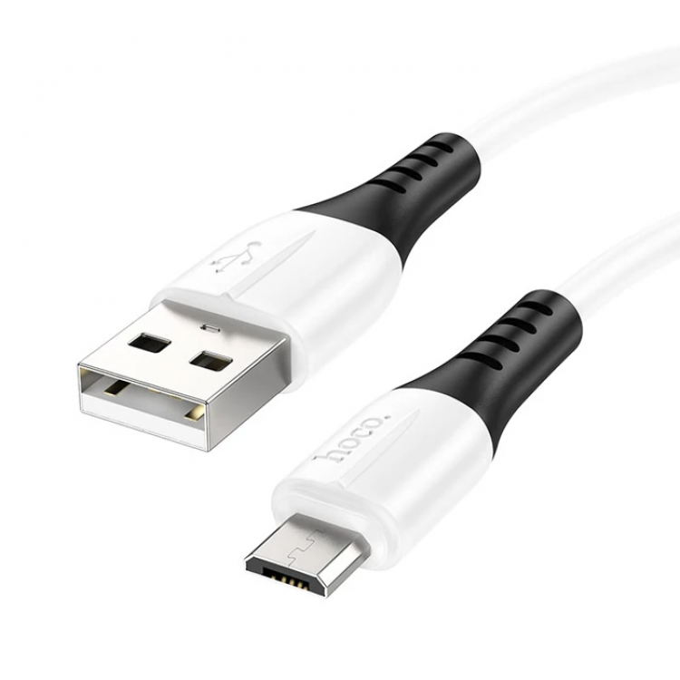 HOCO X82 Micro USB to USB 2.4A Silikon Data ve Şarj Kablosu-(5775)