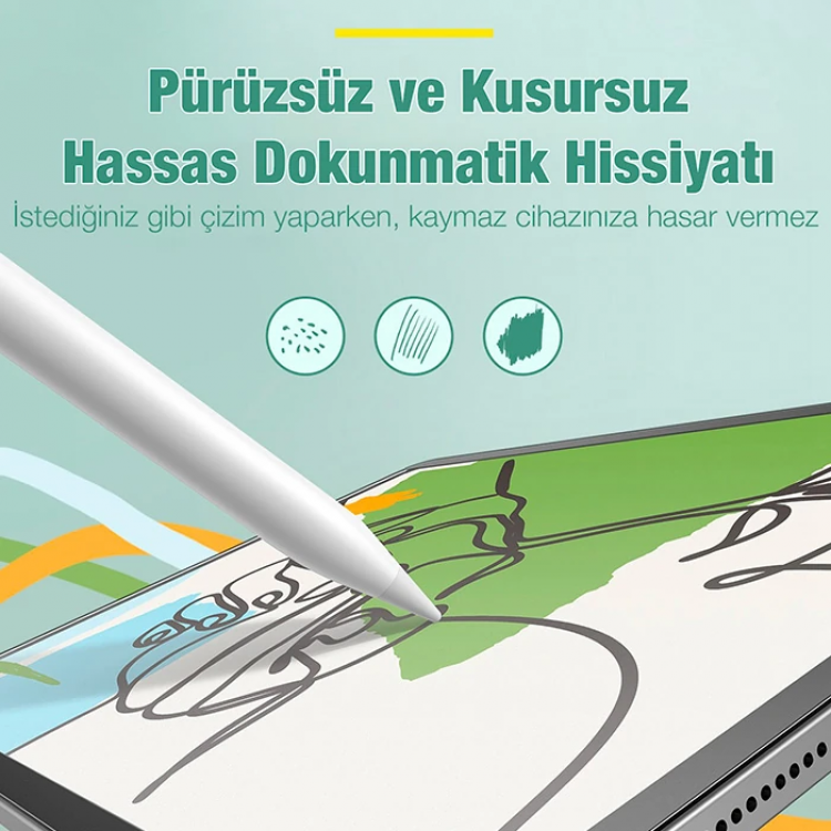 Baseus iPad Pro 12.9inç (2018-2021-2021) Manyetik Kenarlı Mıknatıslı Ekran Koruyucu-(5775)