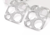 ALLY İPhone 12 Pro Max Kamera Koruyucu Lens Diamond Taş İşlemeli-(5775)