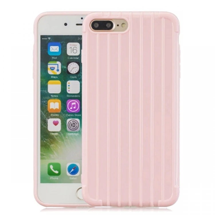 Ally iPhone 8 Plus 7Plus Trunk Lines ince Soft Silikon Kılıf-(5775)