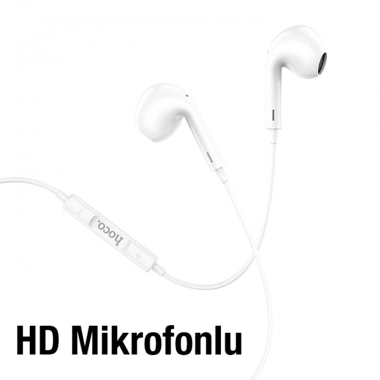 HOCO M1 Max iPhone Lightning Kulakiçi Mikrofonlu Kablolu Kulaklık-(5775)