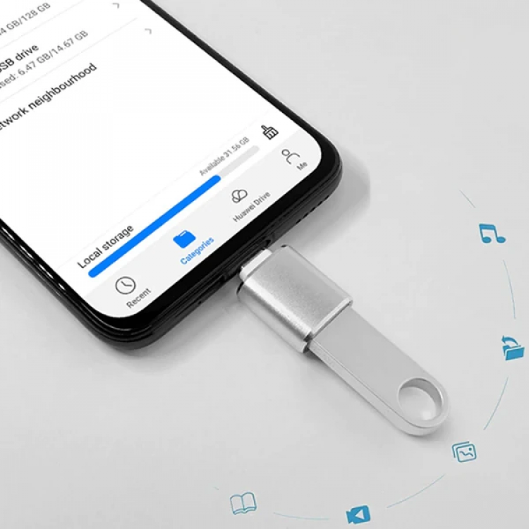 ALLY Usb Type-C Dönüştürücü Otg Adaptör-(5775)